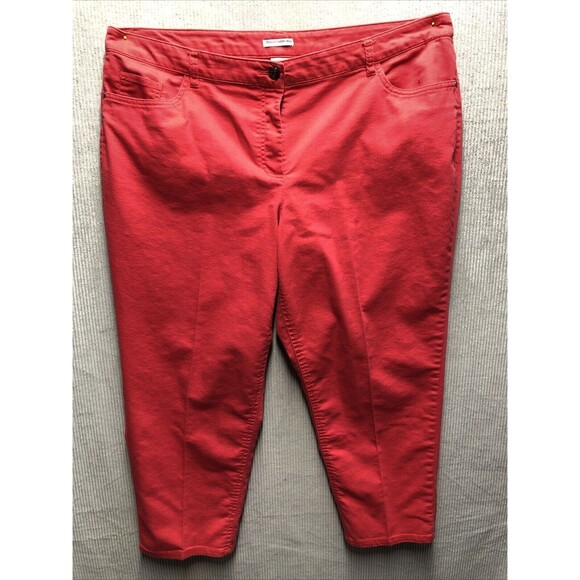 Dalia Collection Woman Capri 18W Pink Coral Spring Summer Vacation Festival - Picture 1 of 15